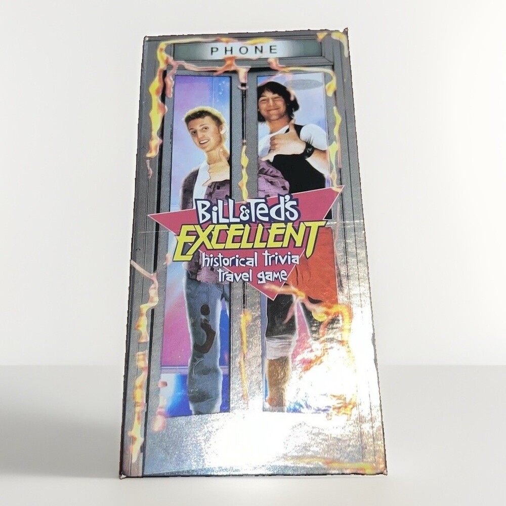 Bill & Ted's Excellent Historical Trivia Travel Game Complete